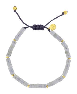 Waterproof Yellow Watermelon Stone Adjustable Bracelet