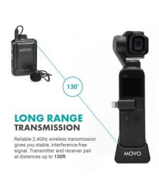 Edge-OP Wireless Lavalier Microphone for Osmo Pocket 1 and 2