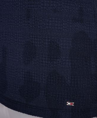 Women's Textured Crewneck Top