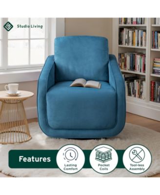 30" Luca Swivel Accent Chair