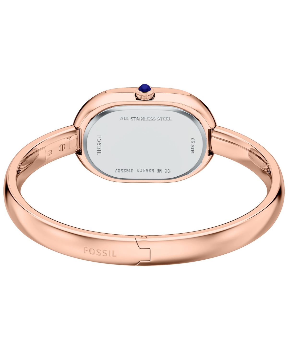 Fossil Women's Sloan Three-Hand Rose Gold-Tone Stainless Steel Watch, 24mm