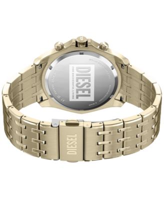 Men's Stinger Quartz Chronograph Gold Stainless Steel Watch, 46mm