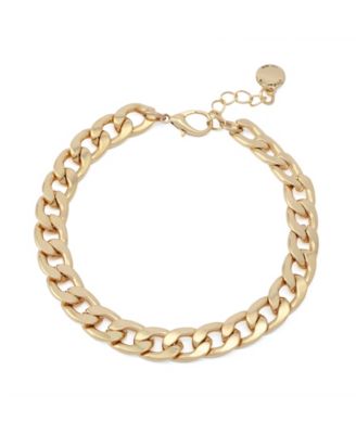Faceted Curb Chain Anklet