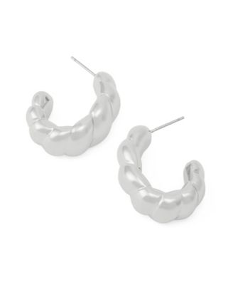 Vintage Textured Hoop Earrings