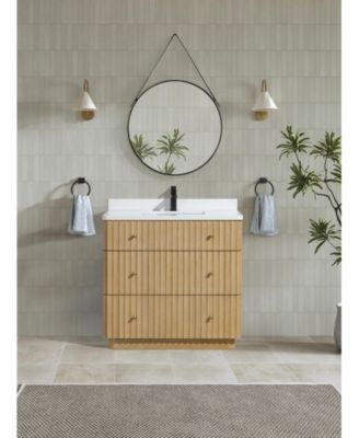 La Jolla 36", Freestanding, Oak Finish