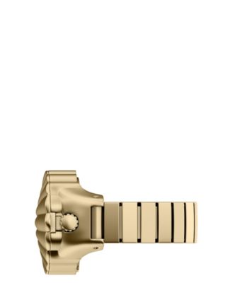 Women's Ring Watch Quartz Two-Hand Gold Stainless Steel Watch, 24mm