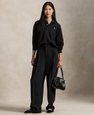 Women's Johnny Collar Fleece Sweatshirt