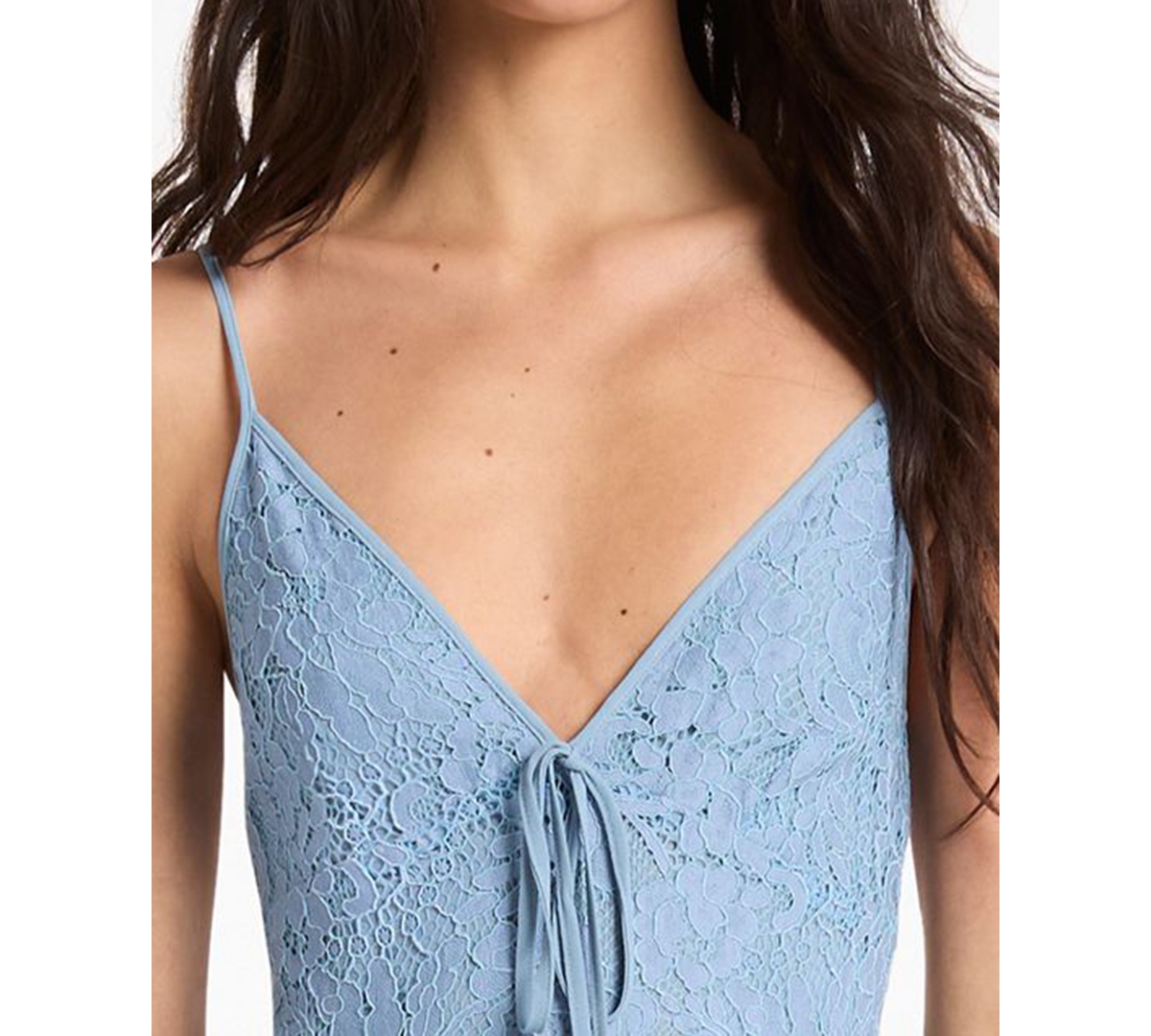 Michael Kors Women's Corded Lace V-Neck Maxi Dress