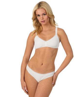 Women's Cabana Cotton Lace-Trim Bralette 010404