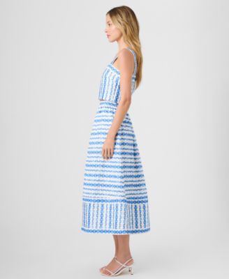 Women's Structured Sleeveless Taffeta Top