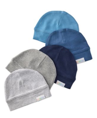 butterblu Baby Boys or Baby Girls Beanie Hats 5-Pack - Blue 15$