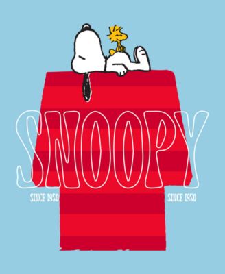 Men's Snoopy House Fill Crewneck T-Shirt