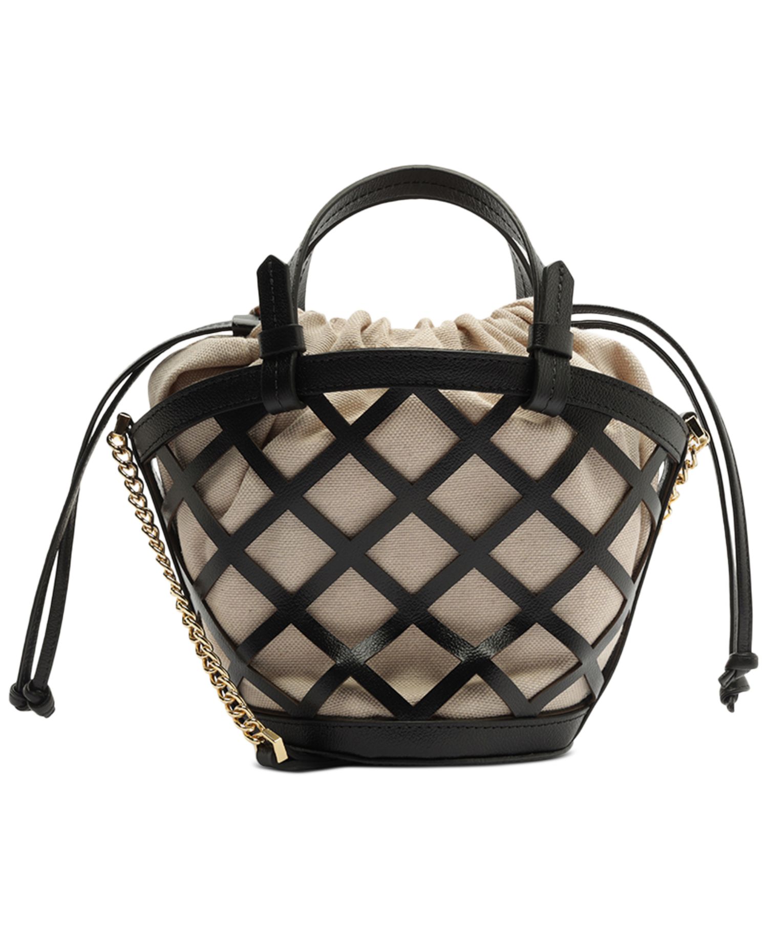 Petra Small Leather Bucket Bag