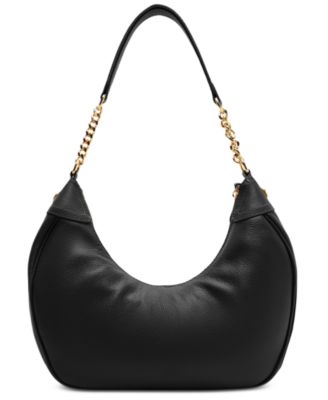 Elena Small Leather Hobo Handbag