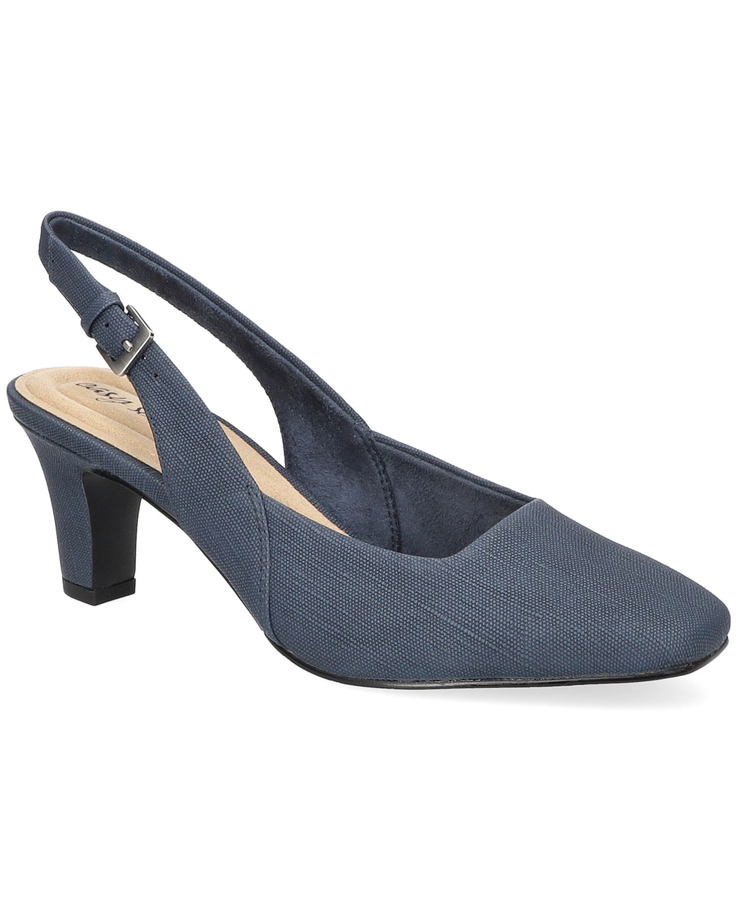 Ritsa Square Toe Slingback Pumps