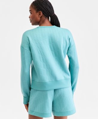 Women's Quilted Reversible Crewneck Sweatshirt