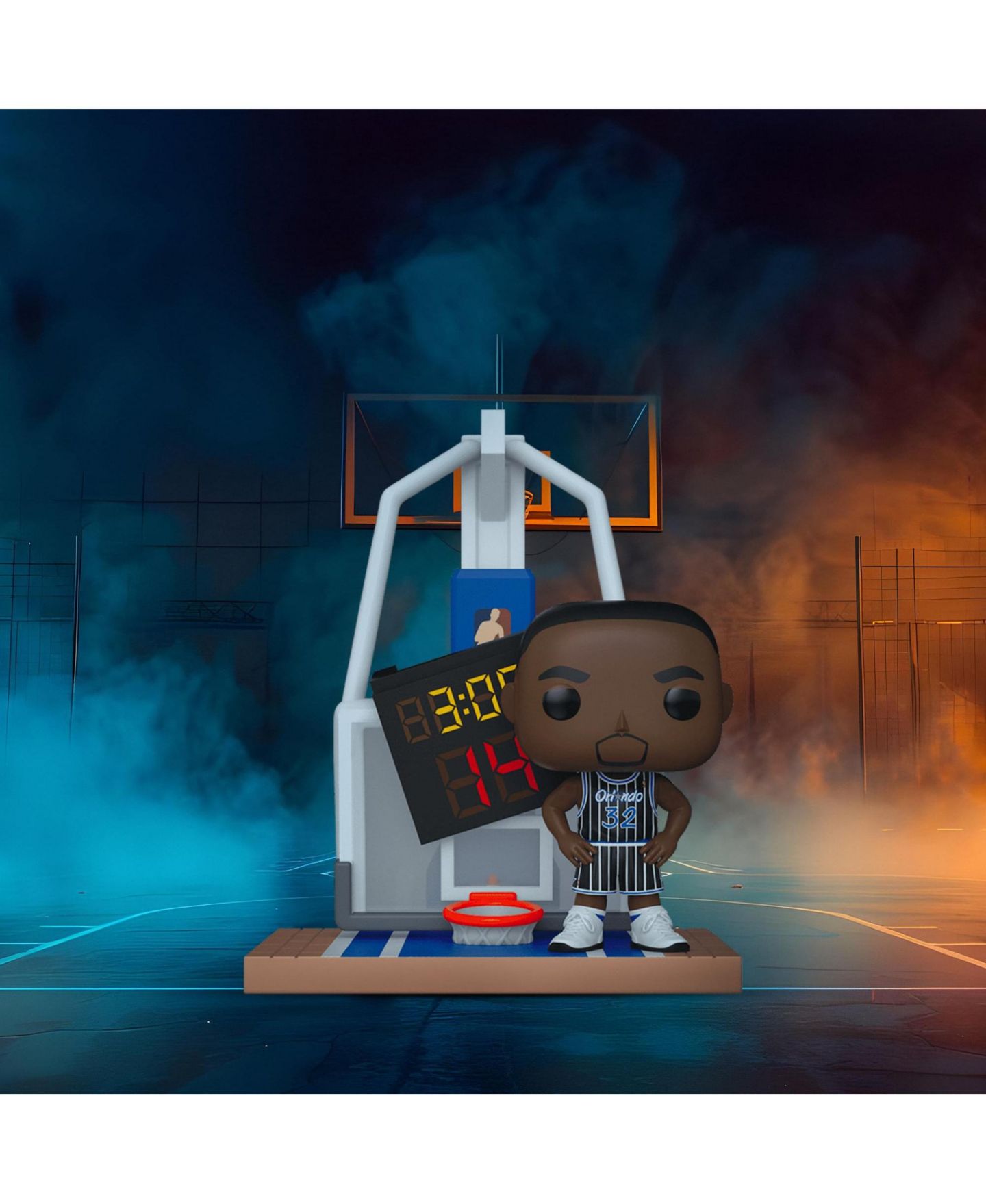 Детские фигурки Funko Pop! Shaq with Backboard Orlando Magic Deluxe 2-Piece Action Figure, Ages 3+ — фото 4