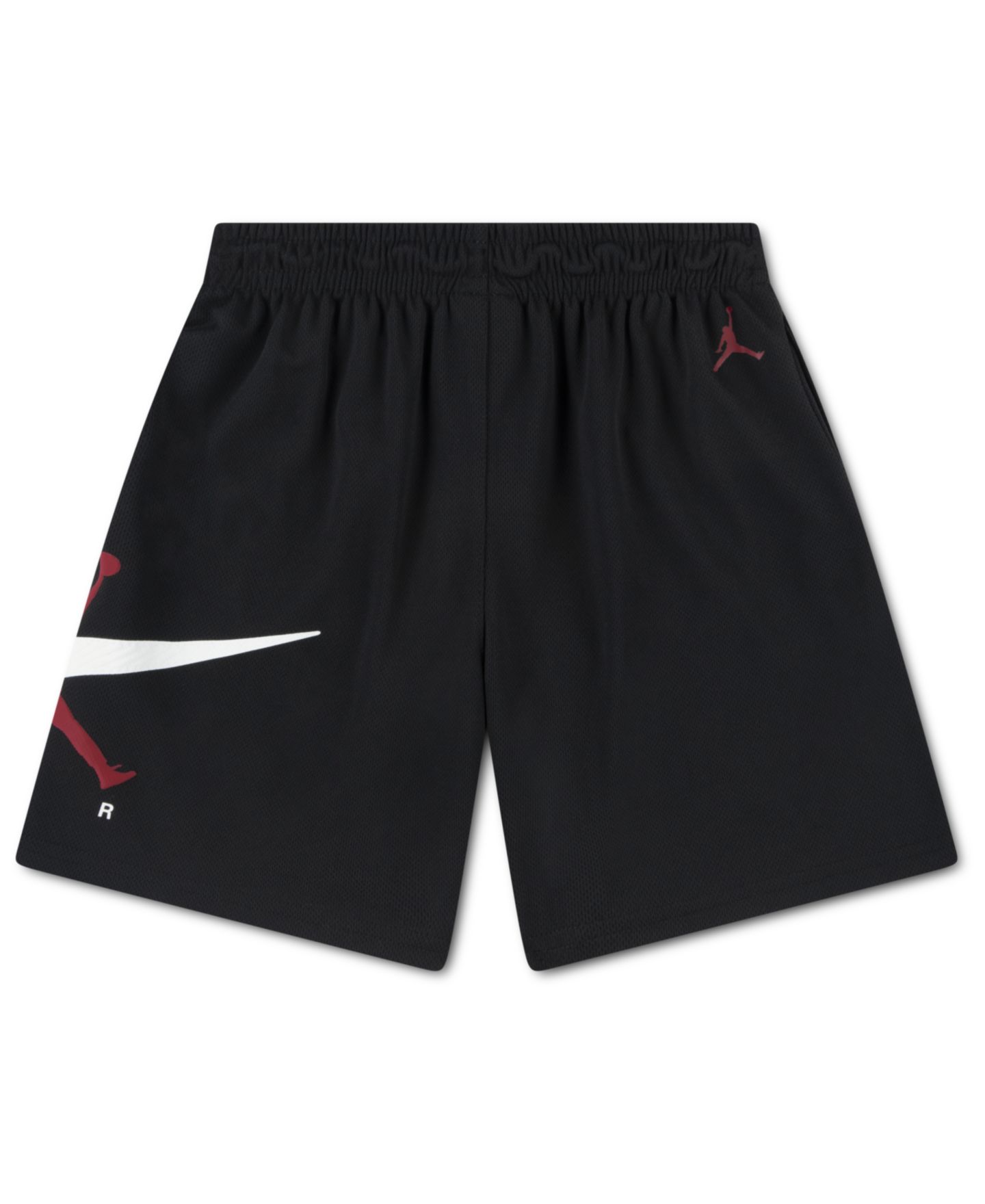 Шорты Jordan Graphic Varsity-Style Mesh Shorts для мальчиков, цвет: Чёрный — фото 4