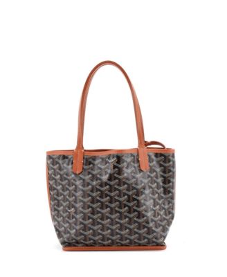 Mini Anjou Reversible Tote Coated Canvas