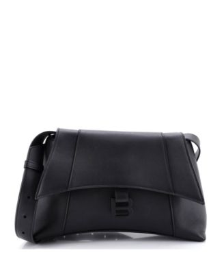 Small Downtown Soft Hourglass Shoulder Bag Leather