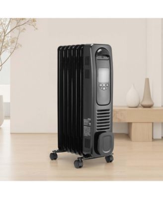 1500W Oil Filled Radiator with Digital Controls & 24-Hour Timer