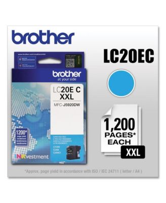 LC20EC INKvestment 1,200 Page-Yield Super High-Yield Ink - Cyan