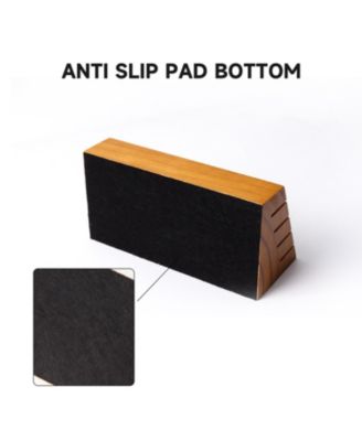 Set of Wooden Playing Card Holders Tray Racks Organizer Set for Kids Seniors Adults