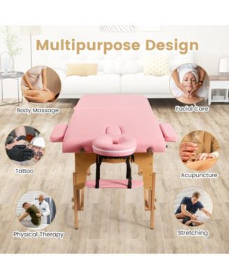 Portable Adjustable Facial Spa Bed with Carry Case