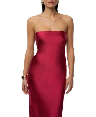 Women's Regal Rising Satin Maxi Dress