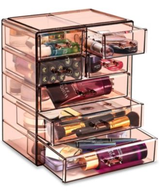 7 Drawer Acrylic Makeup Organizer Case for Cosmetics, Makeup and Jewelry