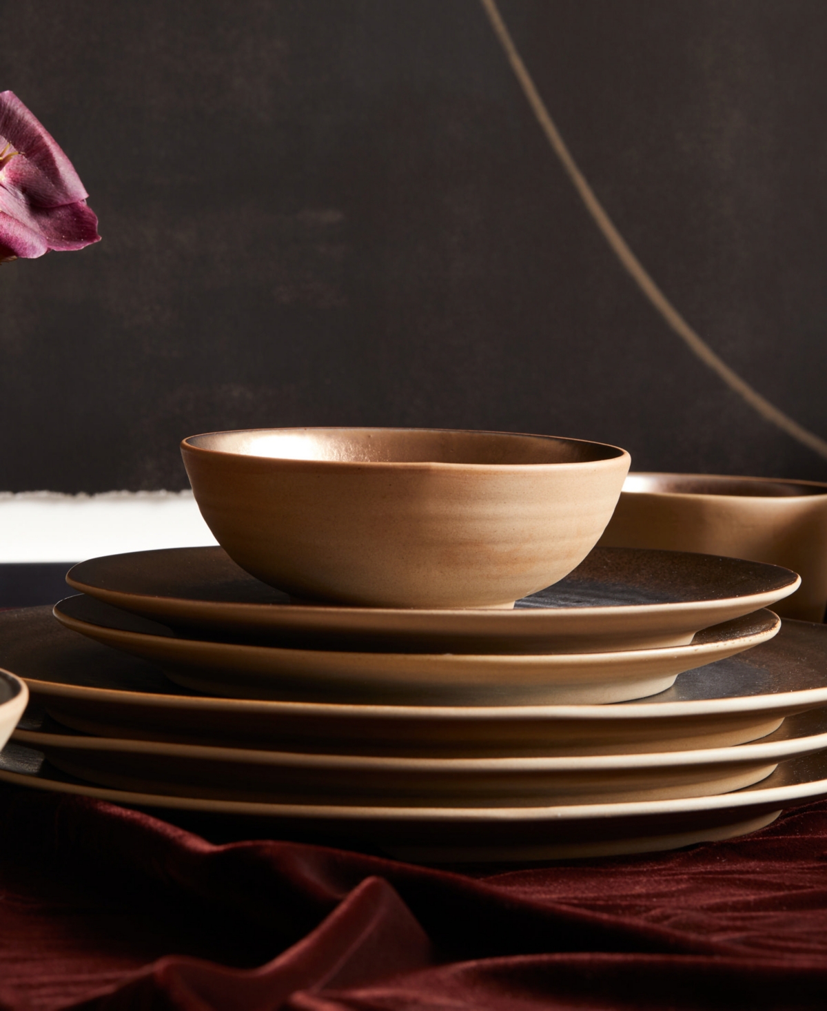 Lemieux Et Cie Akita 16-Pc. Dinnerware Set, Service for 4