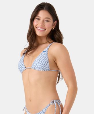 Juniors' Hazy Dazy Built Up Triangle Bra Top