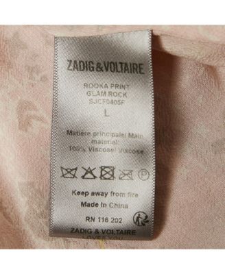 Womens Rooka Print Silk Blend Glam Rock Mini Dress