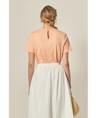 Women's Beaded Bow T-Shirt