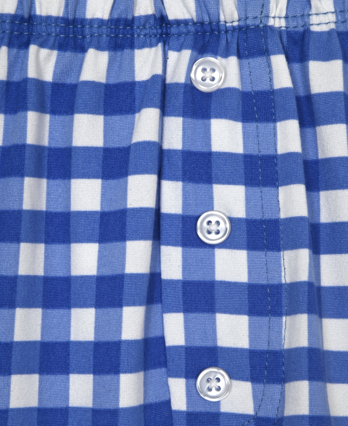 Max & Olivia Girls' 7-16 Gingham Tank Top, Short Pants Scrunchie, 3-Piece Set