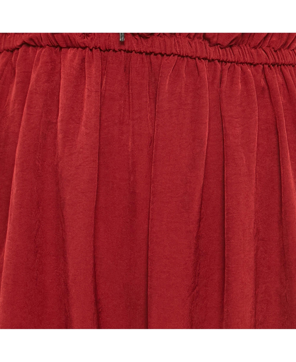 Pre-Owned Isabel Marant Women's Maroon Crepe Plucking Neck Dress