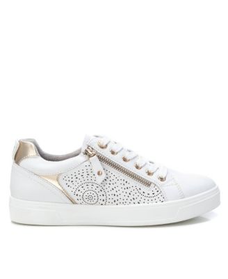 Women's Side Zipper Casual Sneakers