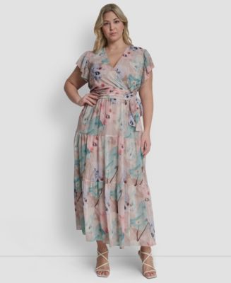 grape lurex chiffon maxi dress Burgundy Chiffon Fit & Flare Maxi Dress
