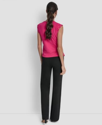 Women's Stud-Detail Sleeveless Top