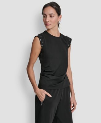 Women's Stud-Detail Sleeveless Top