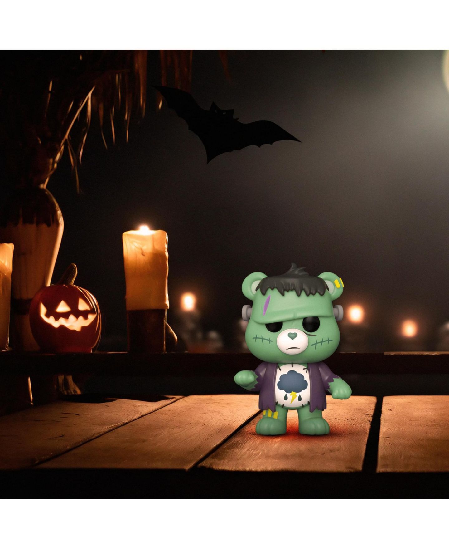 Детская фигурка Funko Care Bears X Universal Monsters POP Grumpy Bear as Frankenstein — фото 3