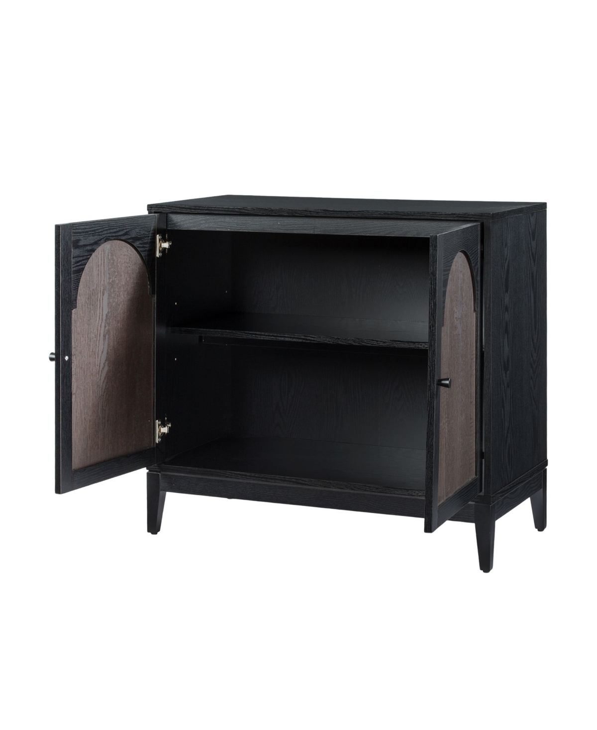 Sango 29.33" Wood Arch 2-Door Cabinet
