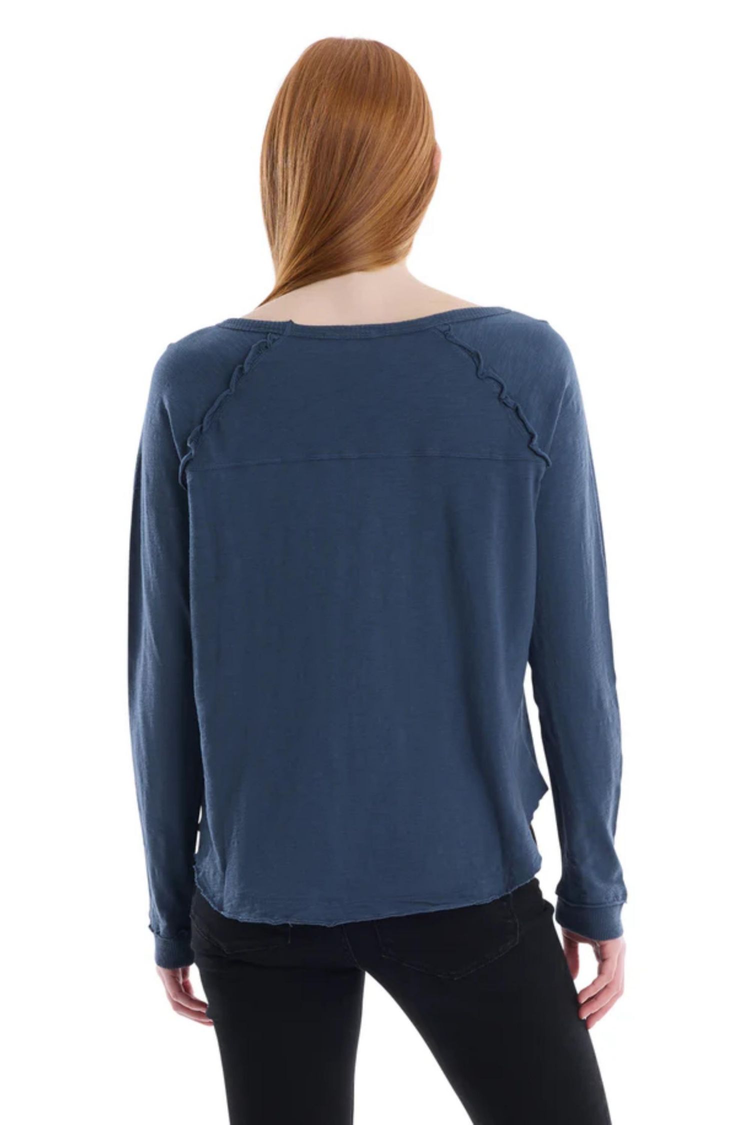 Women's Clothing Raglan Long Sleeve Tee