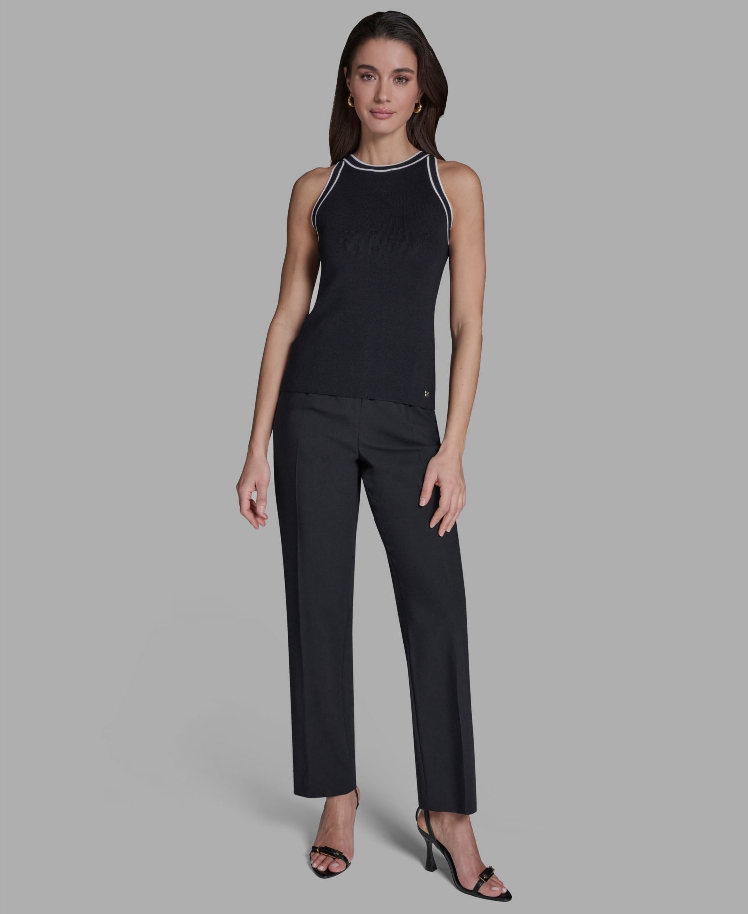 Women's Crewneck Sleeveless Tank Top