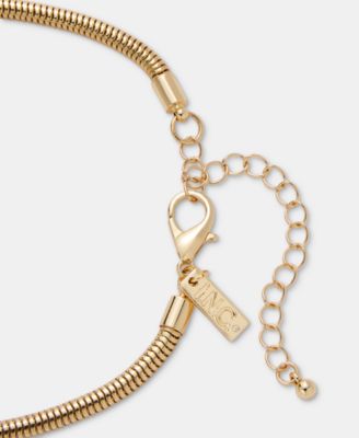 Imitation Pearl Open Pendant Necklace, 32-1/2" + 3" extender