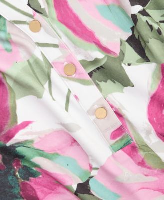 Plus Size Split-Neck Top