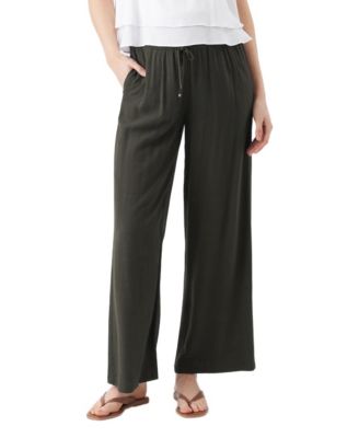 Women's Wide Leg Tencel Pant Olive