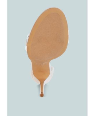 Womens Rabenda Rhinestones Chain Stiletto Heels