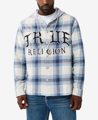 Men's Hooded Flannel Shirt