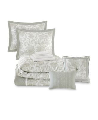 Fiona Floral 9-Pc. Comforter Set, Queen